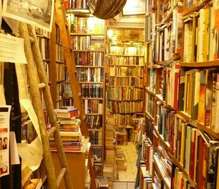 Inside the Abbey Bookshop in Quartier Latin