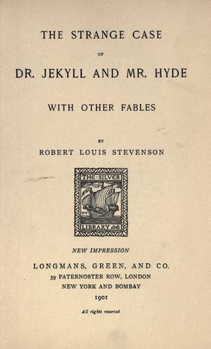 Dr Jeckyll & Mr Hyde cover, fair use