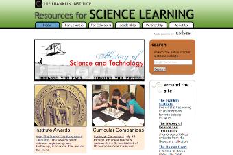 Resources for Sciences Learning at Philadelphia Franklin Institute