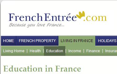 Link to French entrée